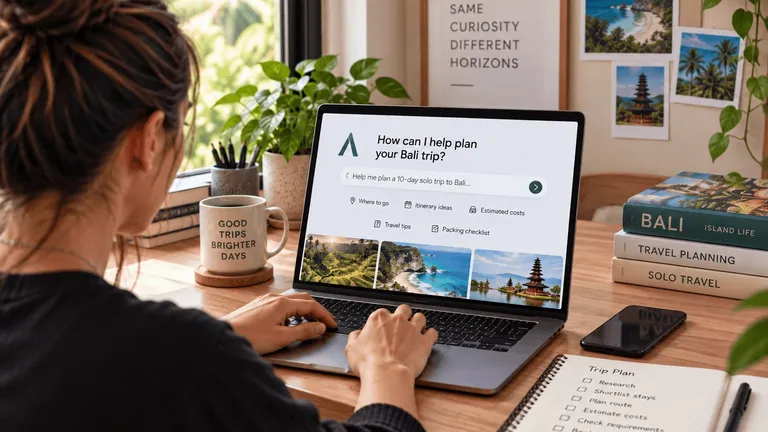 Can I Use AI to Plan a Trip? A Solo Bali Guide